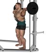 Lunge - Smith Machine Rear Static